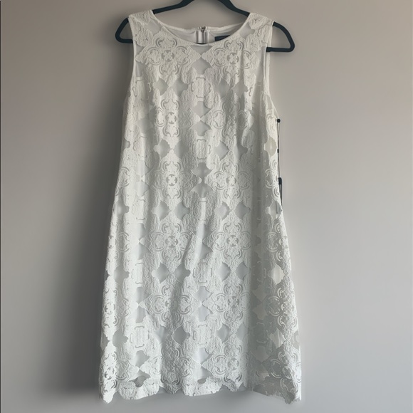 Brand New Tommy Hilfiger White Lace Dress - Picture 1 of 7